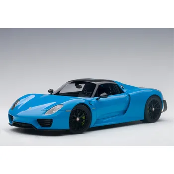 autíčko Porsche 918 Spyder 2013 1:18 modrá - AUTOart