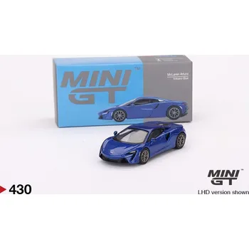autíčko MCLAREN ARTURA VOLCANO - modrá - 1:64 - Mini GT