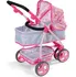 Kočárek pro panenku Zapf Creation Baby Born Deluxe Pram 834145 růžový/šedý