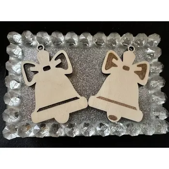 Vánoční dekorace Dřevěné zvonky