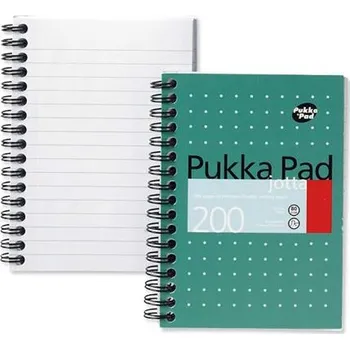 Blok Poznámkový blok Tvrdé desky barva Zelená, velikost papíru: A6 100 listů