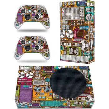 Obal na herní konzoli Xbox Series S polep Retro music