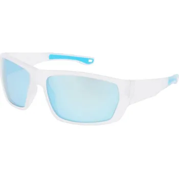 Sluneční brýle HIS 57105 čirá mat bílá, čočka modrá zrcadlo polarizovaná 2