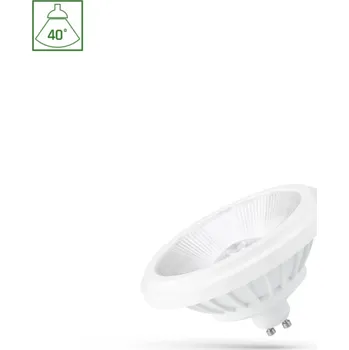 LED ŽÁROVKA AR111, GU10, 14W, 1200LM, 40° Teplá bílá [WOJ+16845]