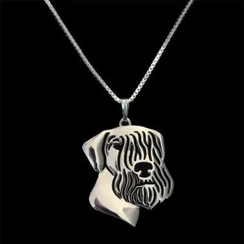 Náhrdelník ČESKÝ TERIÉR hlava - náhrdelník s přívěskem - stříbrný 1ks ŠP/JS