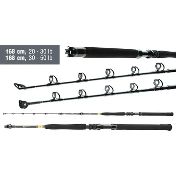 Rybářský prut Přívlačový prut Daiwa BG Big Game Travel - 1,68 m, 30 - 50 lb