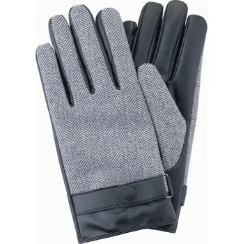 Rukavice Elegantní pánské rukavice ze směsi vlny - šedý melír V1 OM-ACGL-0111 - one size