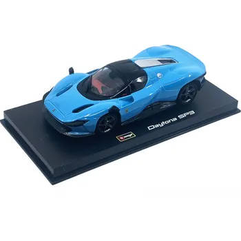 autíčko FERRARI - DAYTONA SP3 CLOSED ROOF 2022 - modrá - 1:43 Bburago