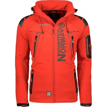 GEOGRAPHICAL NORWAY bunda pánská softshell TECHNO červená 3XL