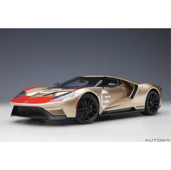 autíčko Ford GT 2022 64 Heritage Edition HOLMAN MOODY 1:18 Zlatá - AUTOart