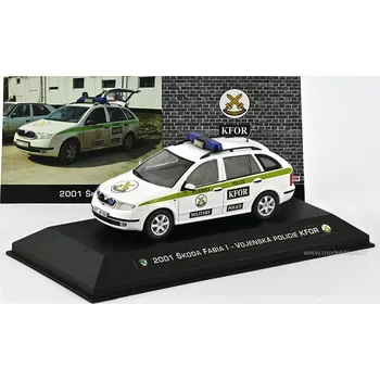 autíčko 2001 Škoda Fabia I – Vojenská policie KFOR − CAL a MD 1:43, LIMITOVANÁ EDICE 50 ks