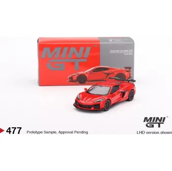 autíčko CHEVROLET CORVETTE Z06 2023 - červená - 1:64 - Mini GT