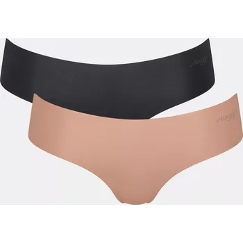 Kalhotky Dámské kalhotky ZERO Microfibre 2.0 Hipster C2P - BROWN - hnědočerné M0004 - SLOGGI BROWN XS