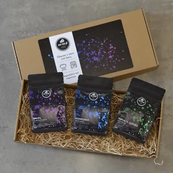Káva Mohaji Degustační set Espresso 3x150g Způsob přípravy: Zrnková