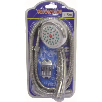 Zahradní hadice Sprcha+hadice 1,5 m+držák nerez+plast