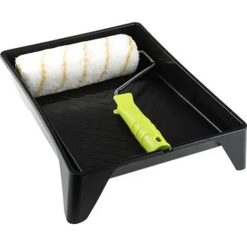 Malířský váleček Váleček a vanička, obsah sady: Rámeček klece, Plastová vana, Polyesterový návlek na váleček Cottam