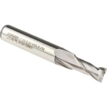 Vrtačka Drážkovací vrtačka 69 mm HSS-E-PM délka řezu 19mm průměr řezu 8mm 2 drážky Dormer