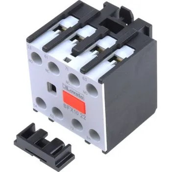 LovatoBlok pomocných kontaktů 2NC plus 2NO4, řada: BFX10 Zaklapávací se šroubem 10 A 690 V