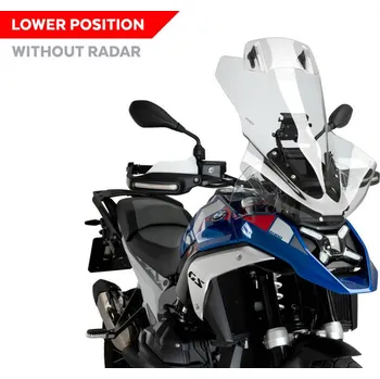 Motodíl Plexi štít PUIG TOURING WITH VISOR 21841H kouřová BMW R 1300GS 2023-