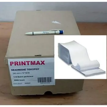 Papír Tabelační papír 240mm x 12" NCR 2000ks 1+0
