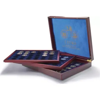 Leuchtturm VOLTERRA TRIO mincovní kazeta pro 80 x 2 Euro mince Německo v kapslích