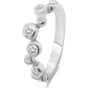 Prsten Brilio Silver Půvabný stříbrný prsten se zirkony RI060W 54 mm + 2 měsíce na vrácení zboží