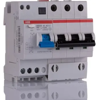 Proudový chránič Proudový chránič RCBO, řada: DS203 3P 16A Montáž na lištu DIN vypínací citlivost 30mA, rozsah: System Pro M Compact AC
