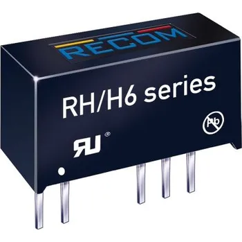 Měnič napětí DC-DC převodník 1W, výstup: ±5V dc ±100mA 6.4kV dc, Vin ±21,6 v DC, ±26,4 v DC