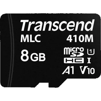 Paměťová karta Karta Micro SD MicroSDHC 8 GB Ne MLC Transcend, řada: USD410M -25 → plus 85°C