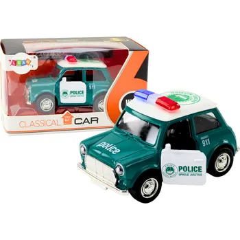 autíčko Mamido Policejní autíčko s třecím pohonem světly a zvuky 1:38 zelené