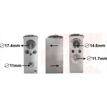 Ventil klimatizace Expanzní ventil, klimatizace AGB 2330KZ-3