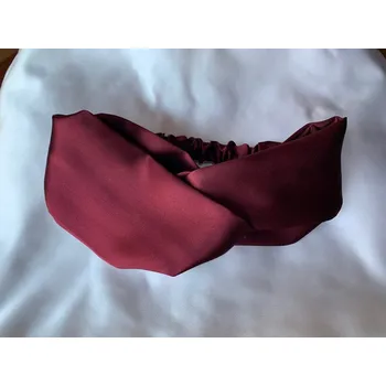 Čelenka Hedvábná čelenka, barva vínová