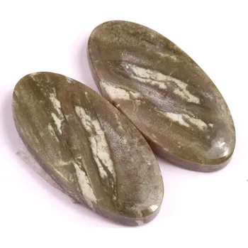 Korálek Kabošony páry Serpentine č.P118 (27x13x4mm)