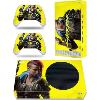 Obal na herní konzoli Xbox Series S polep Cyberpunk