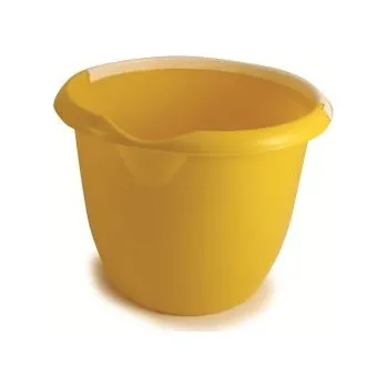 kbelík Kbelík 10L Plast, Žlutá s rukojetí
