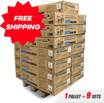 Zahradní traktor PALLET OF SHARK SNOW PLOW 52" DELUXE Black (132cm) 9 SETS