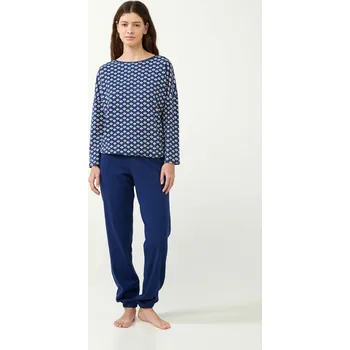 Pánské pyžamo Vamp - Dámské pyžamo s potiskem 21404 - Vamp blue print XXL