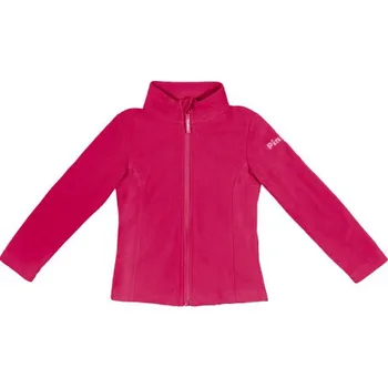 Dívčí mikina Dívčí mikina PinBina HEART KIDS FLEECE JACKET - tmavě růžová 98
