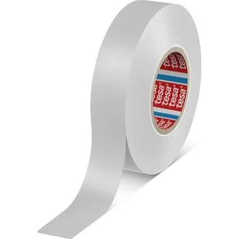 Izolační páska Izolační páska elektro, Bílá Měkčené PVC 7000V 19mm x , délka: 33m tloušťka 130μm 4163 Tesa