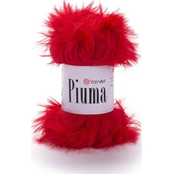 Galanterie YarnArt Příze Piuma 4414 červená