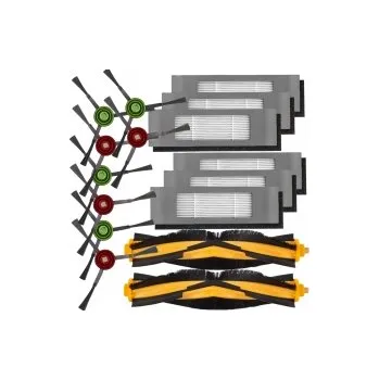 Sada příslušenství pro robotický vysavač HEPA filtry, kartáče pro vysavač ECOVACS Deebot N8 Pro sada 16ks