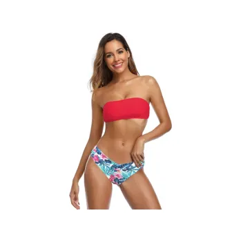 Dámské plavky Bikiny SHEKINI Bandeau nastavitelné odnímatelné ramínko