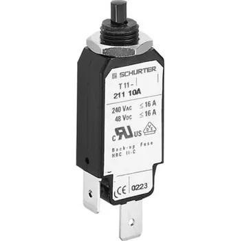 Tepelná pojistka 6A 1pólový T11-211 Schurter TA11 240V ac