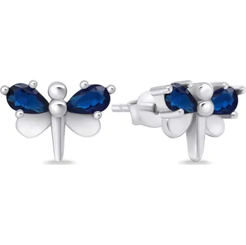 Náušnice Brilio Silver Krásné stříbrné náušnice Vážky EA716W + 2 měsíce na vrácení zboží