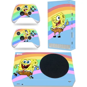 Obal na herní konzoli Xbox Series S polep Sponge Bob