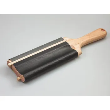 Pracovní nůž Kůže na obtahování a broušení nožů na lžičky BeaverCraft LS5P1 s brusnou pastou