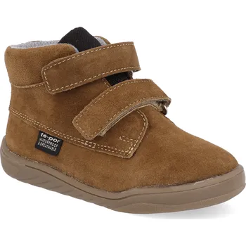 Mido shoes Barefoot dětské kotníkové boty Mido brown hnědé Velikost: 27