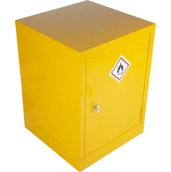 Rozvaděč Skříň pro hořlavé produkty Žlutá uzamykatelná 1dvéřová, Ocel 609mm x 457mm x 457mm RS PRO