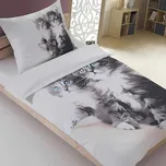 povlečení z mikrovlákna 3D KOČKY