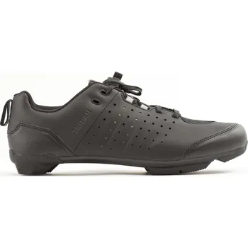 Pánské cyklistické tretry TRIBAN Šněrovací tretry SPD GRVL 500 44 ČERNÁ